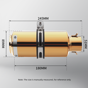 51mm GP Racing Moto <span class=keywords><strong>Silencieux</strong></span> D'échappement Universel Sport Vélo <span class=keywords><strong>Silencieux</strong></span> Nouvelle Condition pour CBR650 <span class=keywords><strong>MT07</strong></span> PCX125 PCX150 R3 R27 - Product Image 3