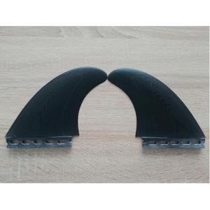 Aletas dobles de fibra de vidrio hechas a mano para tabla de <span class=keywords><strong>Surf</strong></span>, doble pestaña, individual - Product Image 5