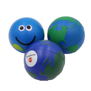 Balle anti-stress promotionnelle en PU, globe terrestre relaxant, jouets anti-stress - Product Image 2