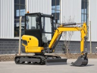 Excavator Crawler 2,6 Ton dengan Mesin Diesel 20HP untuk Kontraktor Profesional, Pekerjaan Lanskap, Pembuatan Parit, dan Persiapan Lokasi