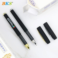 Stylos gel non effaçables personnalisables avec logo d'hôtel, en plastique, meilleur rapport qualité-prix, encre noire, largeur d'écriture 0,5 mm, faible MOQ