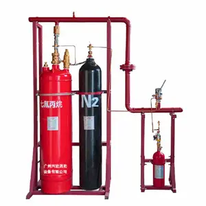 Guangzhou Manufacturers Hfc227ea Piston Flow System Fm200 Fire Fighting Equipment