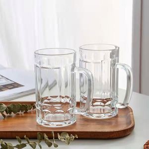 Chope à bière allemande en verre durable, <span class=keywords><strong>vente</strong></span> chaude à l'ancienne, avec poignée, chope à bière pression - Product Image 6