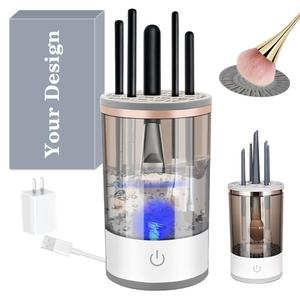 Máquina Automática para Limpiar Brochas de Maquillaje 0728, Portátil, con Tapete para Viajes y Uso Doméstico - Product Image 4