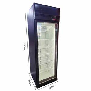 Réfrigérateur à vin et boissons intelligent à température unique, à porte vitrée simple, à refroidissement par air, à inversion intelligente, sans givre, 500 L, 5 étagères, utilisation en <span class=keywords><strong>boulangerie</strong></span> - Product Image 2