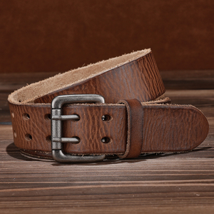 เข็มขัดหนังวัวแท้คุณภาพสูง สไตล์วินเทจ สำหรับผู้ชาย ผู้หญิง และยูนิเซ็กส์ ดีไซน์หรูหรา สามารถปรับแต่งได้ สไตล์คาวบอยตะวันตก - Product Image 3