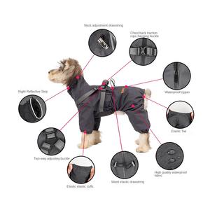 Jaquetas para Cães Quatro Estações à Prova de Vento e Água Jaqueta de Poliéster Moderna para Animais de Quatro Patas - Product Image 4