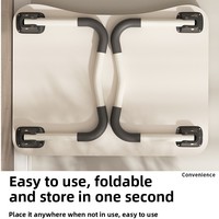 Table de lit pliable réglable en hauteur, petit plateau de lit, support pour ordinateur portable, idéal pour étudiants, dortoir, chambre, bureau à domicile