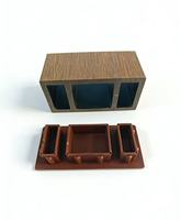 Bouchon d'extrémité de tube WPC, bouchon carré et rectangulaire en bois-plastique pour tuyau, tube plat, fabrication chinoise, bouchon de tube carré par estampage et injection