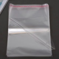 Sacs d'emballage en plastique transparent BOPP autocollants écologiques à prix avantageux, vente chaude