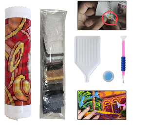 Kit Pittura Diamante Fai da Te, <span class=keywords><strong>Girasoli</strong></span> di Van Gogh, Pittura Diamante 5D <span class=keywords><strong>con</strong></span> Diamanti Rotondi per Decorazione Murale Domestica - Product Image 3