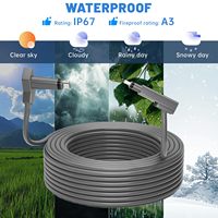 Kabel Starlink Gen 2 15M/10/23/46M Pengganti Ekstensi Kabel Star Link V2 24AWG Tahan Segala Cuaca untuk Koneksi Kecepatan Tinggi