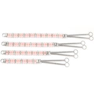 Lujo sin tirar elegante mascota perla Collar para mascotas accesorios de joyería 2 uds Martingale mascota boda Collar Correa collar de perlas - Product Image 4