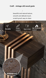 Table <span class=keywords><strong>console</strong></span> d'angle en <span class=keywords><strong>bois</strong></span> avec miroir, design artistique en métal de luxe, pour hall d'hôtel, entrée, salon - Product Image 3