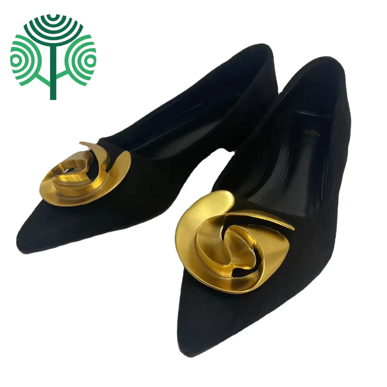Women pointed toe ballet shoes ladies flat lady ballerines comfortable Suede leather femmes fashion shoe factory
