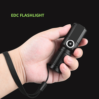 Lampe de poche STARYNITE XHP50 LED, batterie 18350, charge Type-C, légère, portable, zoom réglable, rechargeable, lampe EDC