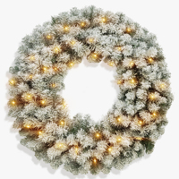 Buatan tangan Norfolk pinus campuran PE Garland Swag Natal karangan bunga Kranz Ghirlande Cypress Faux dekorasi untuk belanja mall