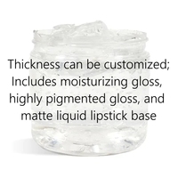 Base de gloss à lèvres en gros, huile non collante, matière première pour rouge à lèvres DIY, gel pour gloss à lèvres, base de gloss à lèvres fait main