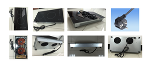 12 ''Bếp Cảm Ứng, Bếp Điện Top Được Xây Dựng Trong <span class=keywords><strong>Countertop</strong></span> Bếp Với Cứng Có Dây, <span class=keywords><strong>Drop</strong></span>-In 2 Đầu Đốt 120V 1800 Wát ALP-DIC35 - Product Image 4