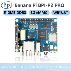 บานาน่าพาย BPI-P2 Pro Rockchip Rk3308 64 บิต ควอดคอร์ Arm Cortex-a35 พร้อมโมดูล Poe หน่วยความจำ 512m Ddr3 8g Emmc รองรับ Wifi บานาน่าพาย BP - Product Image 2
