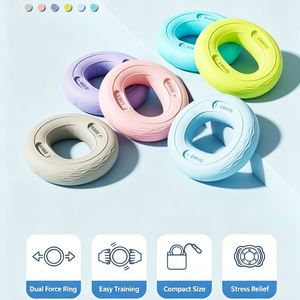 Anneau de préhension portable en silicone pour la décompression, l'entraînement physique et le soulagement du stress, avec porte-clés - Product Image 2