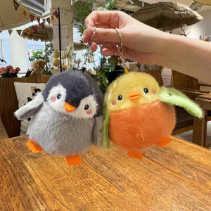 Bird Parrot <strong>Super</strong> Soft Plush Keychain Pendant with PP Cotton Filling Small Animal Bag Doll Design - Product Image 2