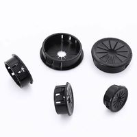 Oeillet de câble à encliqueter en nylon en forme de pétale RSB Service de coupe personnalisé pour anneau de Protection de fil Panneaux électriques Câblage automobile