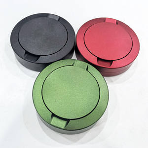 קופסת אחסון לסנוז מאלומיניום אנודייז בהתאמה אישית CNC, קופסת פח עם לוגו חרוט, שירות עיבוד שבבי CNC בהתאמה אישית - Product Image 2