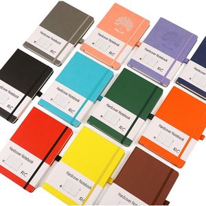 Carnet de notes en cuir à couverture rigide, format A5, avec élastique et reliure cousue, 100 feuilles, plusieurs tailles (B6/B5/A6/A4) – Vente en gros - Product Image 1
