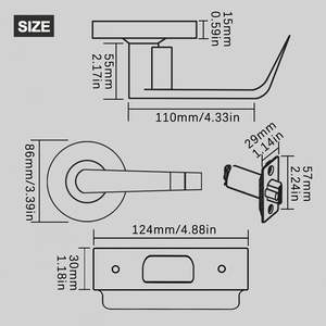 Cerradura Cilíndrica de Grado Comercial de Alta Resistencia con Certificación UL, Acabado Cromado Satinado OEM, para Puertas Comerciales - Product Image 6