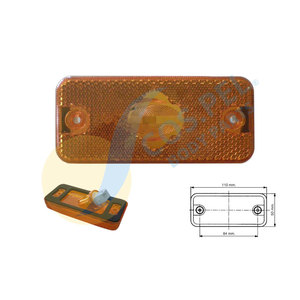 RH-LH โคมไฟข้างสีส้มใหม่ - Product Image 1