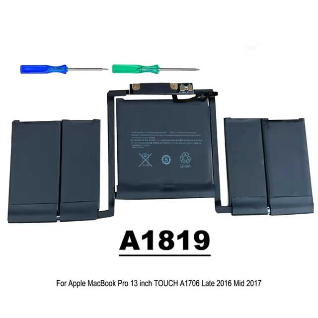 Replacement Laptop Battery A1819 for Macbook Air Pro Model A2113 A1405 A1466 A1286 A1618 A1494 A1582 A1820 Notebook Battery