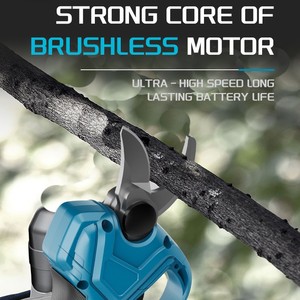 Power Shears Rechargeable 35mm Cutting Capacity Double Cut Electric Garden Shears For Thick Branches Fruit Tree Trimming - Product Image 5