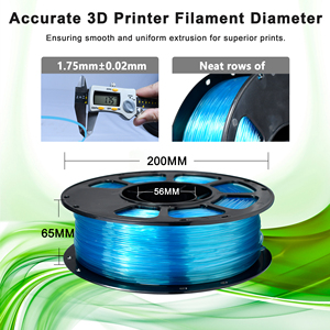 Filamento Flexible de TPU 95A, 1.75mm/2.85mm, Azul, Filamento para Impresión 3D, 1kg, Personalizable - Product Image 3