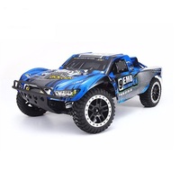 Camioneta Todoterreno Eléctrica a Escala 1/10, 4WD, 2.4GHZ, RC, con Motor de Escobillas, Tipo Short Course, Modelo 1021