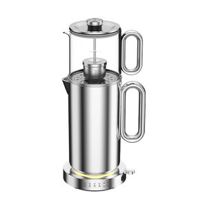 الغلايات التركية الساخنة الإيطالية 1 لتر صانعة الشاي المحمولة ساموفار غلاية كهربائية 1.7 لتر - Product Image 2