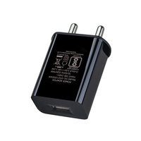 Adaptateur de chargeur mural certifié BIS, prise indienne, 5V 1A 2A, 5W 10W, chargeur USB rapide pour téléphone portable