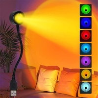 Lampe d'Ambiance LED USB GL-UX7 Guangli à 7 Couleurs Changeantes avec Télécommande, Design Moderne Éco-Responsable pour Salon et Chambre