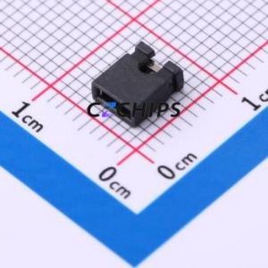 KH-2.54TXM-H6.0 Shorting Cap / Jumper Cap P=2.54mm Connector ( Pitch: 2.54mm )( Open Top / Closed Top: Open Top Type ) - Product Image 1
