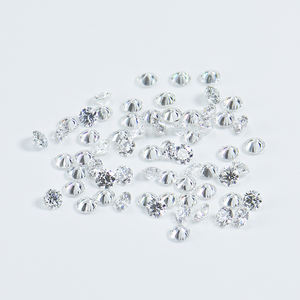ラボで成長したダイヤモンドラウンドブリリアントカット1.0mm-2.0mmDEFカラーVVS-VS透明度HPHTダイヤモンドカラットあたりの価格 - Product Image 3
