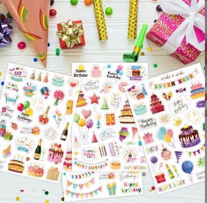 Pegatinas de Feliz Cumpleaños para Decoración de Fiestas, Bonitas y sin Infracciones de Derechos, para Envíos Internacionales - Product Image 3