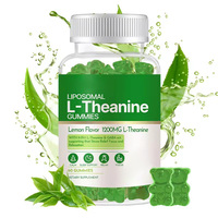 Gummies OEM L-Théanine 9-en-1 : Compléments Anti-Stress avec Ashwagandha, 5-HTP, GABA, Magnésium pour le Calme, le Sommeil et la Relaxation