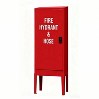 Armoire extérieure étanche pour hydrant d'incendie, boîte à tuyaux d'incendie autonome, armoire en acier pour équipement incendie, personnalisable