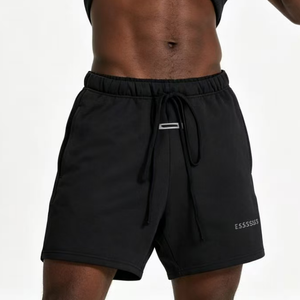 Pantalones Cortos Deportivos <span class=keywords><strong>Fear</strong></span> 1997 de Primera Calidad, 100% Algodón, Estampado Puff, Estilo Urbano Informal, para Hombre - Product Image 1