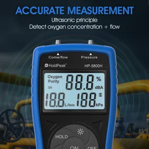 Strumento analizzatore di Gas ad ultrasuoni portatile PSA generatore di ossigeno uscita portata rilevatore di perdite di pressione alto - Product Image 4
