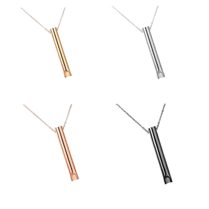 Silbato de Metal Personalizado con Logotipo, para Aliviar la <span class=keywords><strong>Ansiedad</strong></span>, Silbato Deportivo de Acero Inoxidable para Regular la Respiración <span class=keywords><strong>y</strong></span> la Relajación - Product Image 3