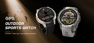 <span class=keywords><strong>Nouvelle</strong></span> montre intelligente robuste de sport en plein air DM59 avec carte hors ligne intégrée, GPS, IP69K, 5ATM, écran AMOLED, boussole, altimètre, baromètre et SOS - Product Image 6