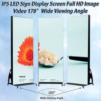 Soporte Móvil para Carteles LED con Pantalla Dividida HD P2.5/P3 para Publicidad en Comercios