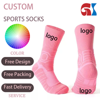 Chaussettes de Sport Homme Personnalisées Haute Qualité avec Logo, Compression, Antidérapantes, Respirantes, Anti-humidité pour Vente en Gros de Chaussettes
