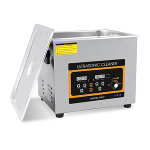 Nettoyeur à ultrasons industriel ODM 10L multifréquence <span class=keywords><strong>pour</strong></span> pièces CNC, engrenages, roulements, soupapes, injecteurs de carburant, pièces de turbo, pompes - Product Image 2